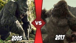 King Kong 2005 vs Kong 2017  SPORE [upl. by Airod]