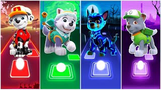 PAW Patrol The Mighty Movie ☄️ Marshall 🌟 Coral 🌟 Liberty 🌟 Chase 🌟 Skye ☄️ Tiles Hop EDM Rush [upl. by Odnalor]