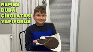 DUBAİ ÇİKOLATASI YAPTIM 🍫🧑🏼‍🍳 [upl. by Eihtur]