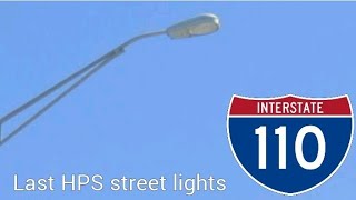 last HPS street lights on Pensacola to pace Bridge I110 [upl. by Iadahs]