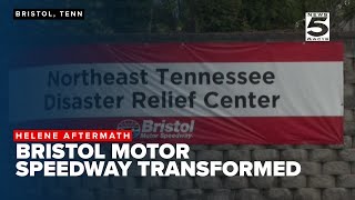 Bristol Motor Speedway transforms into a hub for disaster relief efforts [upl. by Ocer]