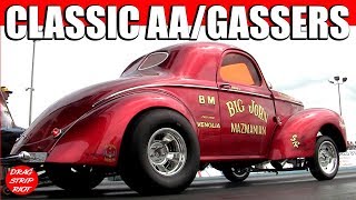 Ohio Outlaw AA Gassers Nostalgia Drag Racing [upl. by Annotahs]