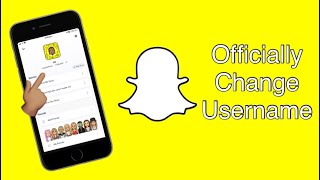 How To Change Your Snap Chat Username OFFICIAL METHOD [upl. by Yracaz983]