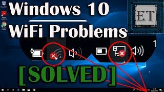 How To Fix WiFi Connection Problems in Windows 10 8 7 Red X on WiFi 8 Fixes [upl. by Kandace350]