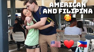 Meeting my man for the first time in 2024 American and Filipina love story [upl. by Hilario]