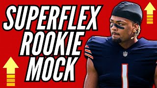 Superflex Dynasty Rookie Mock Draft POST NFL DRAFT [upl. by Malet]