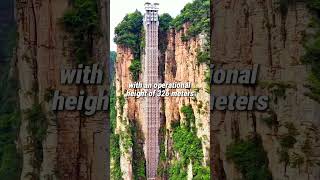 Bailong Elevator Worlds Largest Outdoor Elevator chineseinventions wondersoftheworld [upl. by Aeynod242]