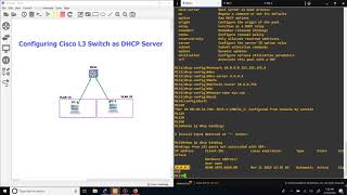 Configuring Cisco Switch as DHCP Server [upl. by Adaliah]