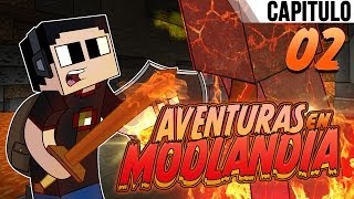 Minecraft Aventuras en Modlandia Ep 2 quotUna voz de Ultratumbaquot [upl. by Enicnarf14]