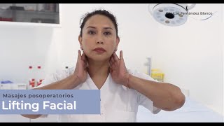 Masaje Postoperatorio de Lifting Facial  1 [upl. by Enohs]