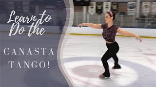 Learn The Canasta Tango  Ice Dance Tutorial [upl. by Nymrak]