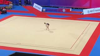 Daria Atamanov  Live  Hoop Final  Rhythmic Gymnastics World Cup  Sofia 2024 [upl. by Krakow]