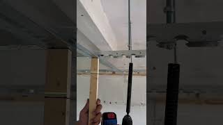 Light steel indoor ceiling process Good tools and machinery make work easy [upl. by Aivalf]