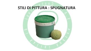 Stili di Pittura Spugnatura [upl. by Meehyrb]