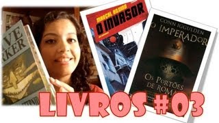 Livros O Invasor  O Imperador  Os Portões de Roma [upl. by Odnumde]