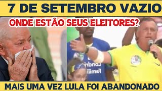 LULA SURTA MAIS UMA VEZ COM A FALTA DE POVO EM BRASÍLIA E MULTIDÃO NA AV PAULISTA NEM JANAJ FOI KK [upl. by Anaerol]