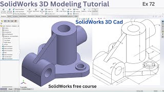 SolidWorks 3D Modeling Tutorial for Mechanical Engineers Example 72  Advanced SolidWorks Tutorial [upl. by Bindman]