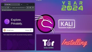 How to Download tor browser in kali linux 2024  torbrowser [upl. by Anilos]