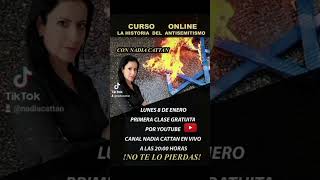 Clase gratuita La historia del Antisemitismo httpswwwyoutubecomnadiacattanstreams [upl. by Iney313]