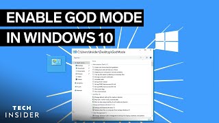 How To Enable God Mode In Windows 10 [upl. by Niamor]