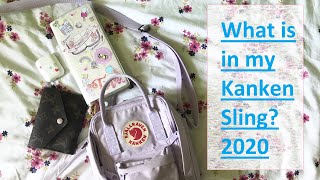 What’s in my bag  FJÄLLRÄVEN Kanken Sling [upl. by Merralee]