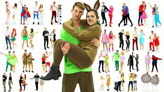 30 LastMinute COUPLE Halloween Costume Ideas DIY Costumes  CloeCouture [upl. by Rianna]