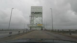 Cape Fear Memorial Bridge westbound [upl. by Kalila84]