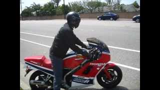 1985 Honda VF1000R Yoshimura high speed passes [upl. by Nettirb]