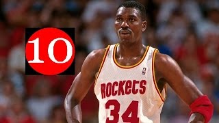 Hakeem Olajuwon Top 10 Plays of Career [upl. by Shannon]