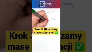 Jak przeliczyć stężenie procentowe na MOLOWE❓✍️ [upl. by Jacobba]