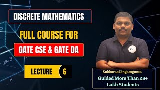 Discrete Mathematics  Full Course  Lecture 6  GATE CSE  GATE DA  PSU EXAM [upl. by Nanyk173]