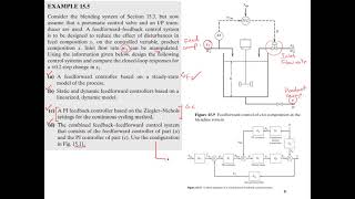 Feedforward control of Blending System Explaining Seborgs Example 155 [upl. by Arihat]