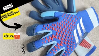 Luva de goleiro Adidas Predator Pro Hybrid réplica Teste e Review [upl. by Itram]