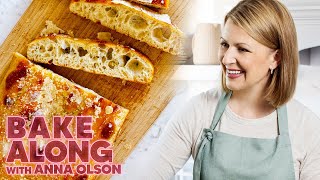 How to Make Focaccia Bread  Bake Along w Anna Olson [upl. by Cleodal]