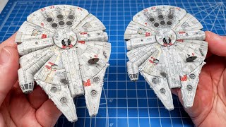 Bandais miniature Millennium Falcons [upl. by Harhay]