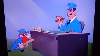 Looney Tunes Yosemite Sam Attack To Punch Prison Warden Cartoon Funny Scene 1950 [upl. by Ilrebmik348]