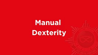 Jobrelated test Manual Dexterity [upl. by Oram]