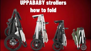 Uppababy Strollers How to Fold [upl. by Holleran]