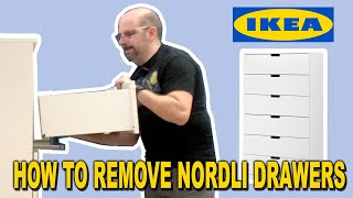 How to Remove NORDLI Drawers [upl. by Cruz502]