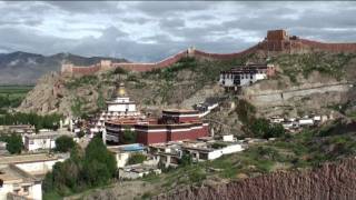 The Pelkor Chode monastery and the old town of Gyantse Tibet  China [upl. by Norek63]