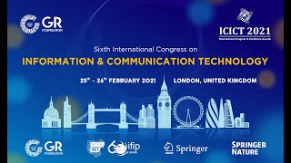 6th ICICT 2021  INAUGURAL  London United Kingdom [upl. by Magdaia]