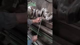 Huge crankshaft polishing 2 [upl. by Burkle]