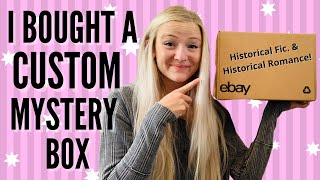 I BOUGHT A CUSTOM MYSTERY BOX  Historical Fiction amp Historical Romance [upl. by Yromem]