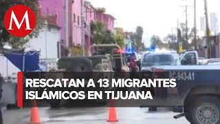 Autoridades aseguraron a 13 migrantes en Baja California [upl. by Nanice]