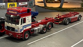 RC Truck Wechselbrücken Hängerzug MAN F90 beim MTC Osnabrück [upl. by Keriann]