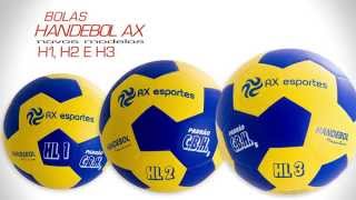 Bolas de Handebol AX Esportes [upl. by Osbourn]