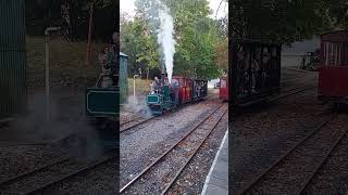 Chaloner on a passenger train at Leighton Buzzard Narrow Gauge Railway [upl. by Allenrac469]