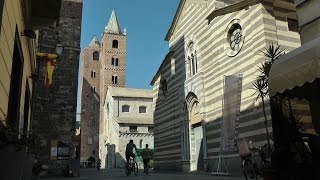 Italy  Region of Liguria  Small Town Albenga in the Province of Savona [upl. by Irap]