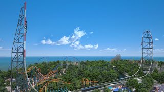 TOP THRILL 2 FULL POV forward and reverse CEDAR POINT NEW COASTER 2024 [upl. by Buna]