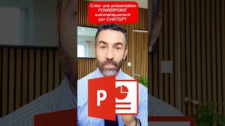 Créer une présentation sur POWERPOINT automatiquement avec IA CHATGPT [upl. by Burnard653]